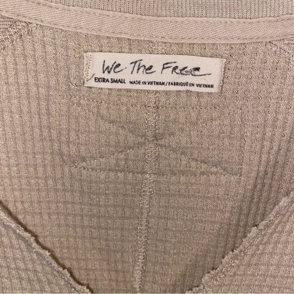 Free People “Owen Thermal Top” Size XS - Picture 5 of 5